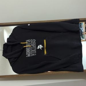 Nike Black NFL Minnesota Vikings Cowl Neck Sweatshirt, Size M.
